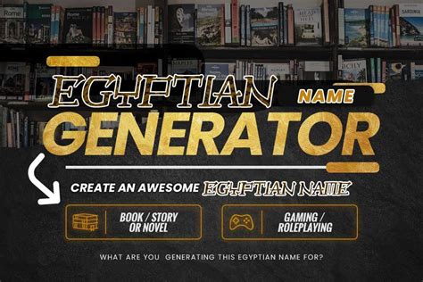 egyptian name generator male.